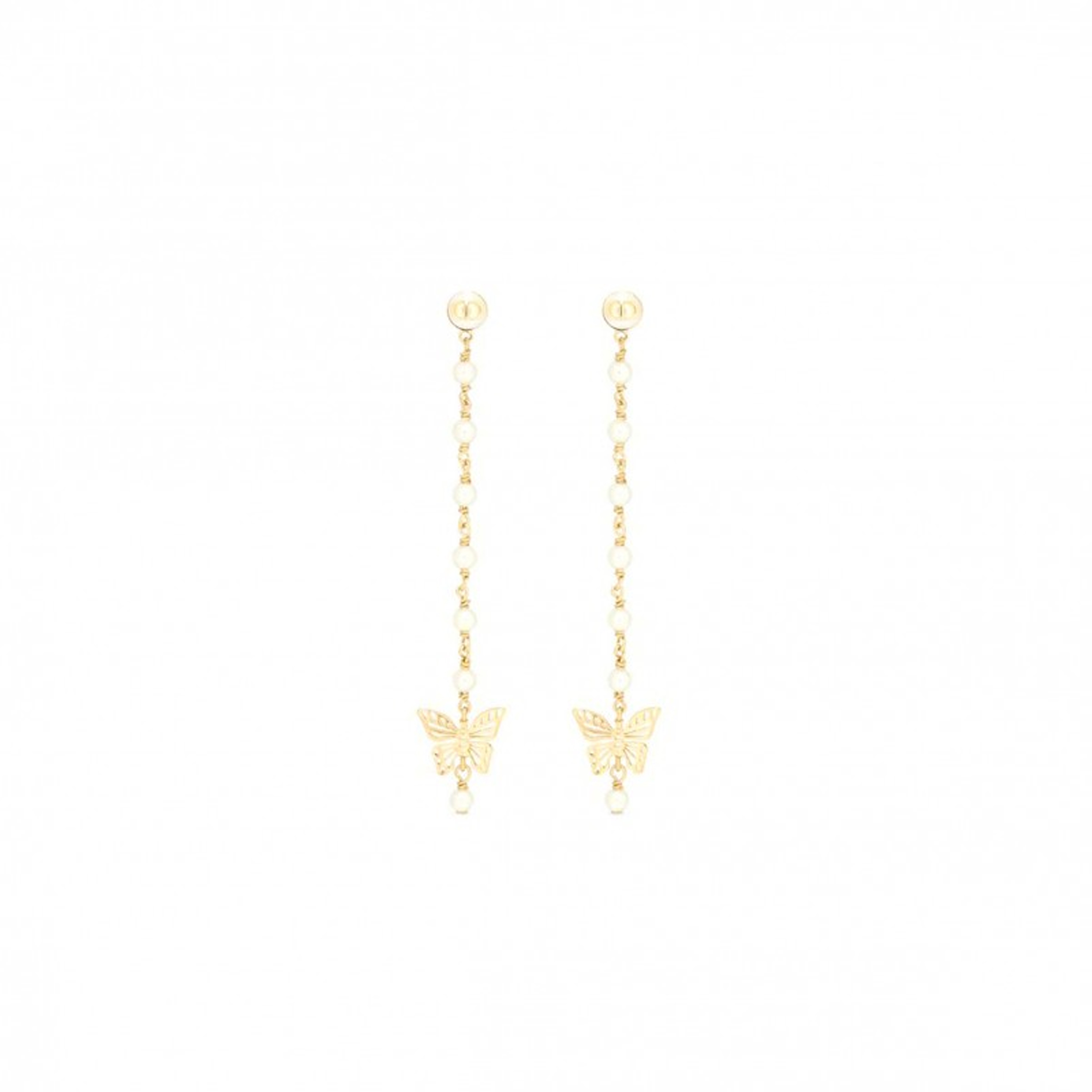 D*or women mÉtamorphose earrings gold-finish metal and white resin pearls e2885womrs